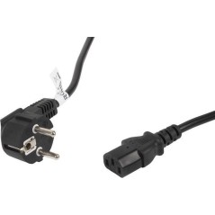 Lanberg CEE 77 Male to IEC 60320 C13 Black 10m Power Cable - Premium Quality & Reliable Performance
